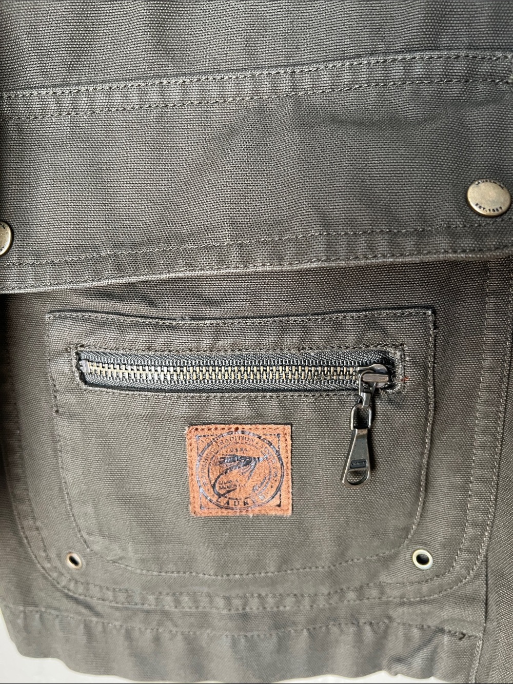 Ralph Lauren vintage Utility fly fishing jacket khaki green - Picture 3 of 8